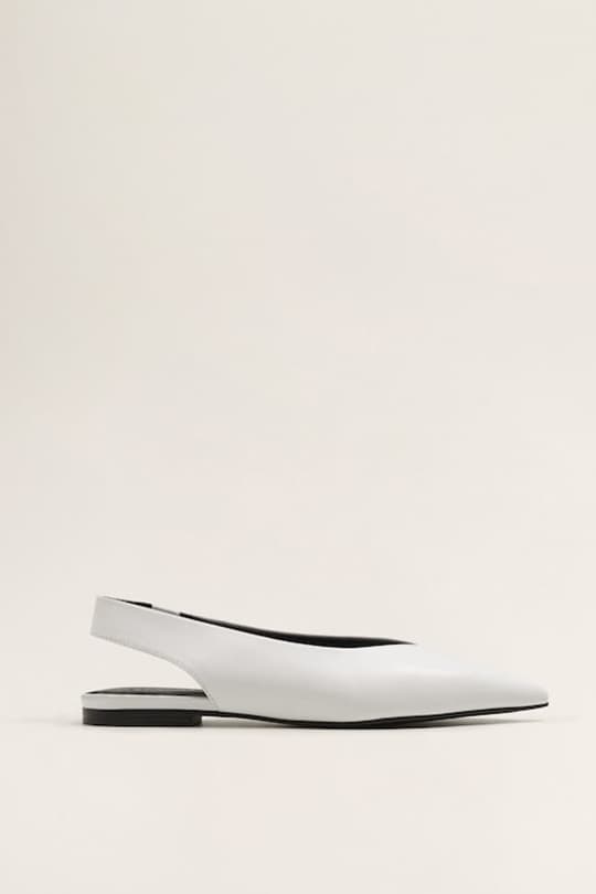 mango white flats