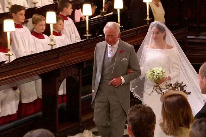 prince charles meghan markle aisle royal wedding portrait