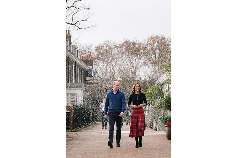 prince william kate middleton snowball fight christmas party