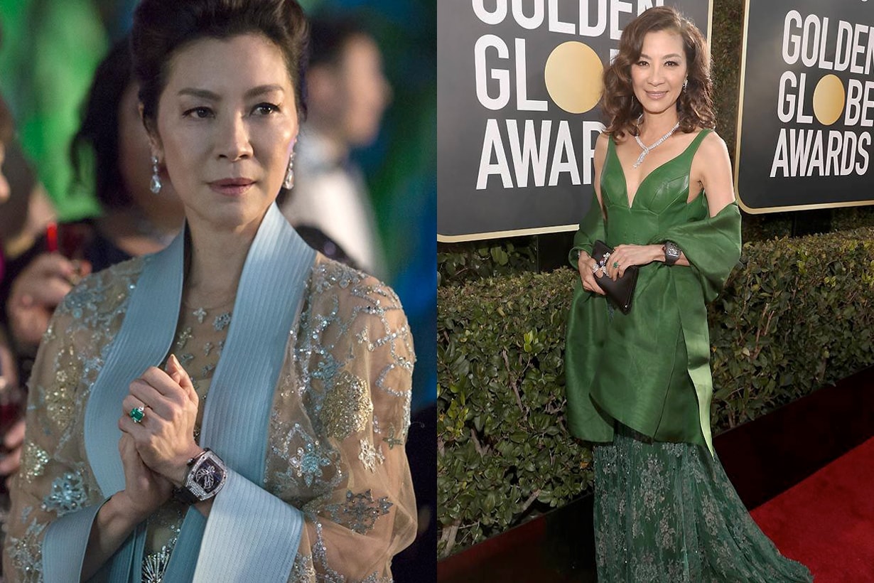 Michelle Yeoh golden globe crazy rich asians ring met gala same dress SHIATZY CHEN