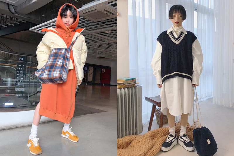 short girls how to wear oversized korean girl