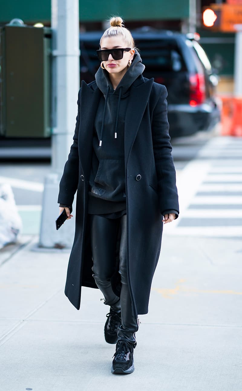 Hailey Bieber Celebrities Winter Coats Outfit Ideas