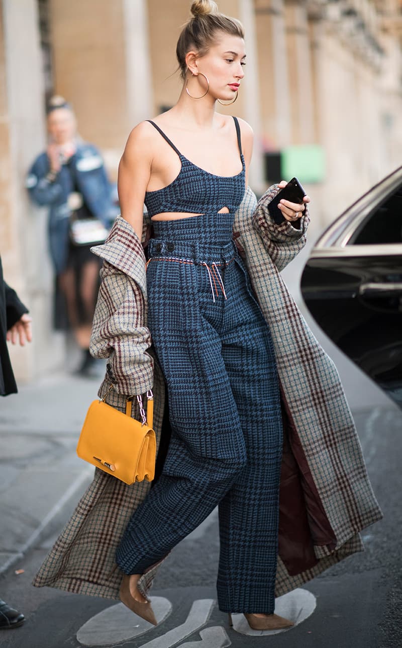 Hailey Bieber Celebrities Winter Coats Outfit Ideas