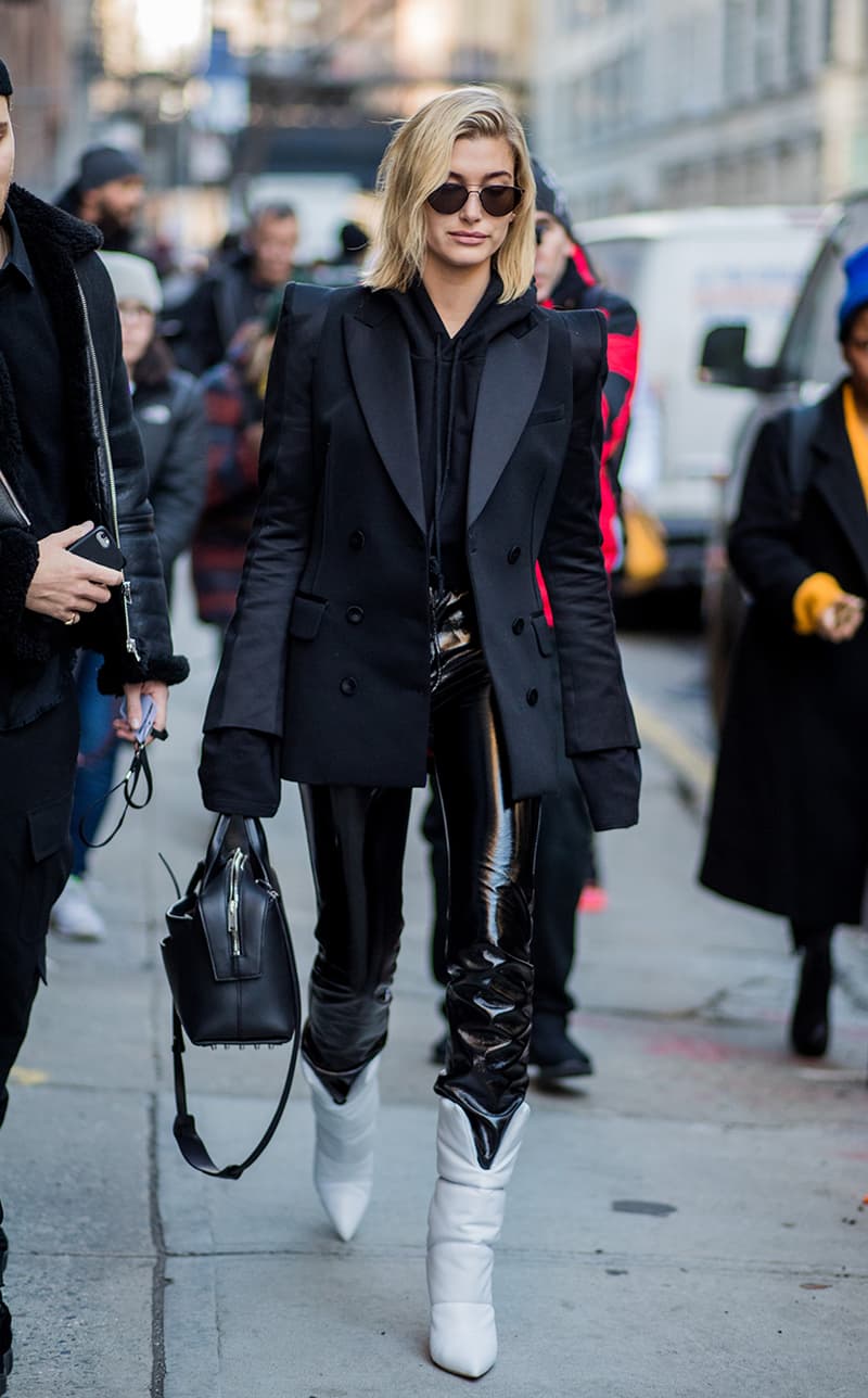 Hailey Bieber Celebrities Winter Coats Outfit Ideas