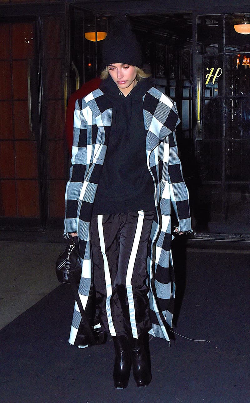 Hailey Bieber Celebrities Winter Coats Outfit Ideas