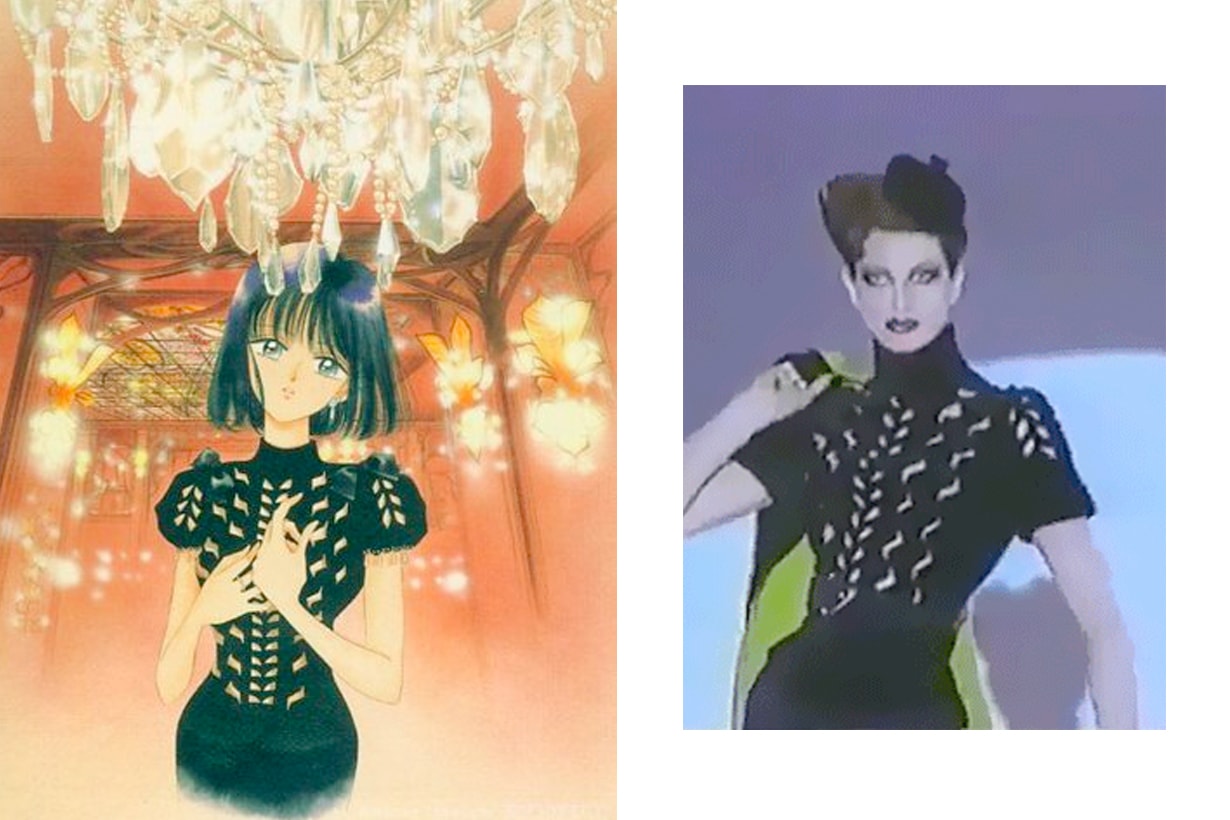 sailor moon chanel mugler wear haute couture