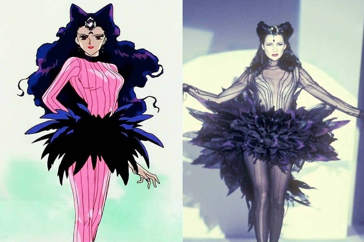 sailor moon chanel mugler wear haute couture