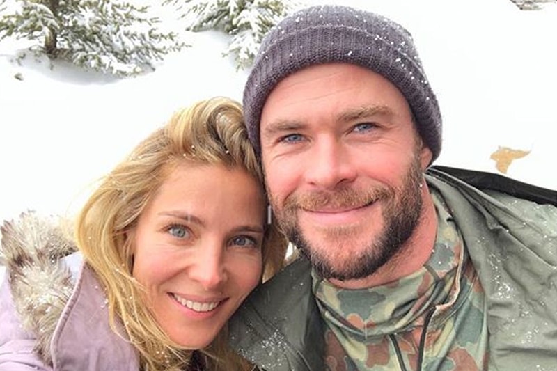 Chris Hemsworth father and daughter moment
