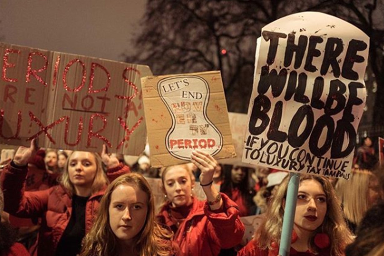 Free Periods Protest