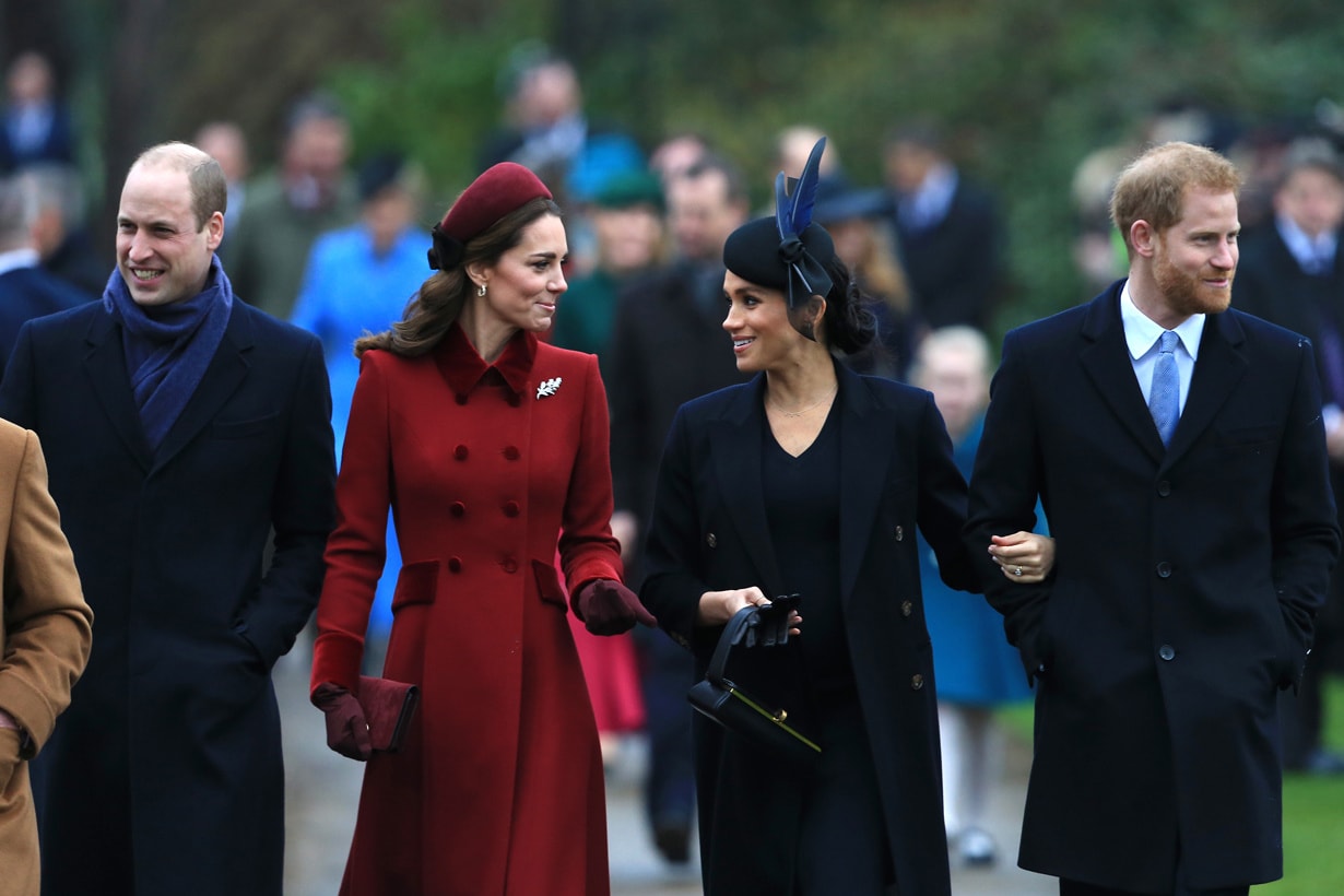 Kate Middleton Meghan Markle Prince Harry Prince William Christmas 2018 Body Language