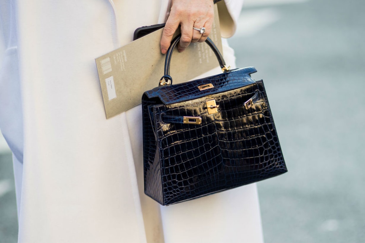 Hermes Exotic Skin Handbag Street Style