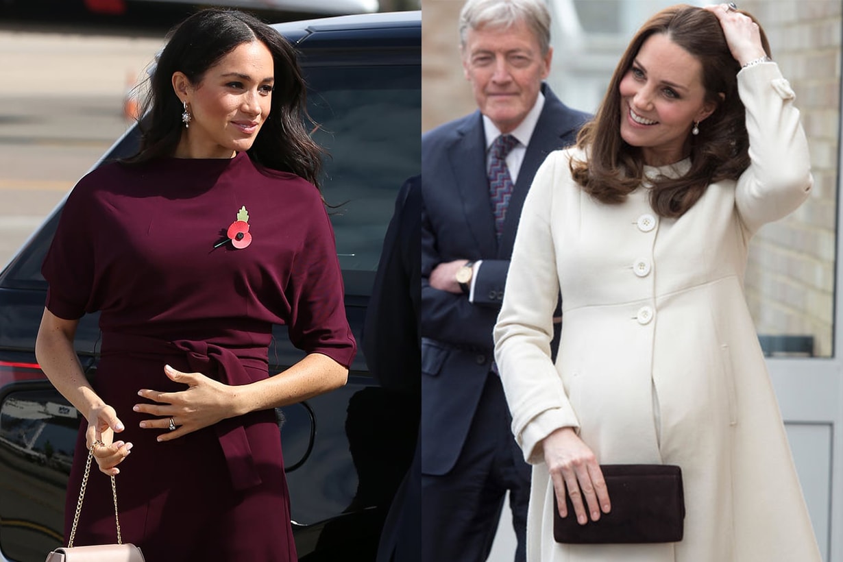 Meghan Markle Kate Middleton Pregnant Body Language