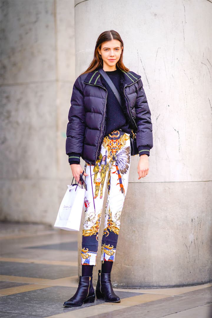 Puffy Winter Coat Outfits Street Style