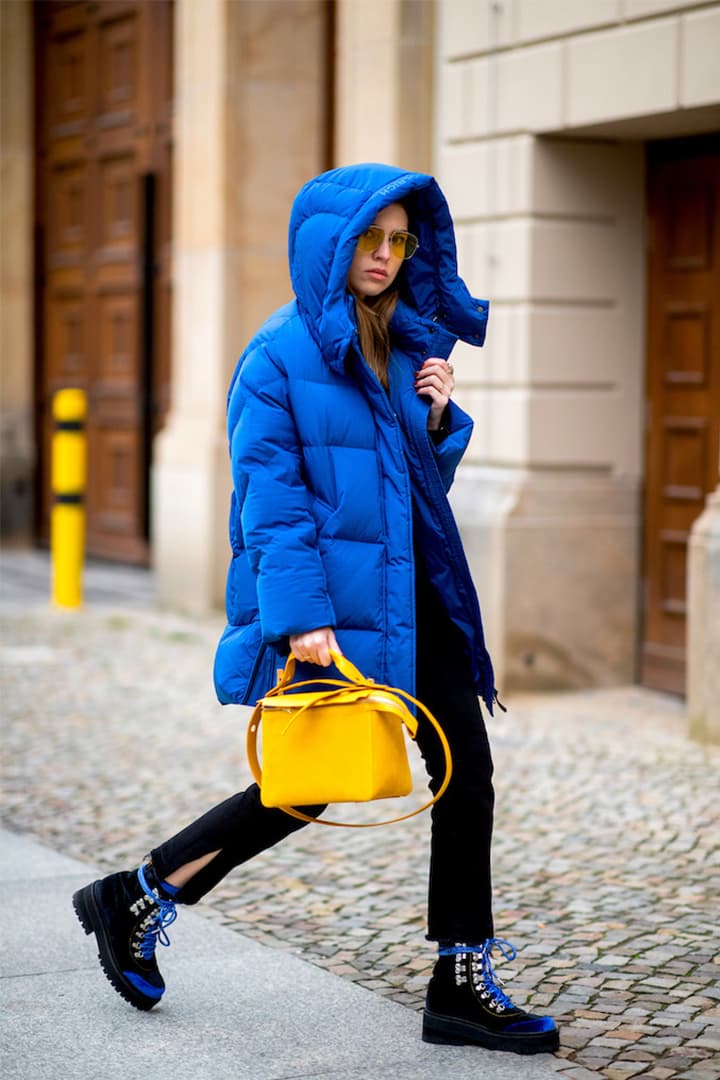 Puffy Winter Coat Outfits Street Style