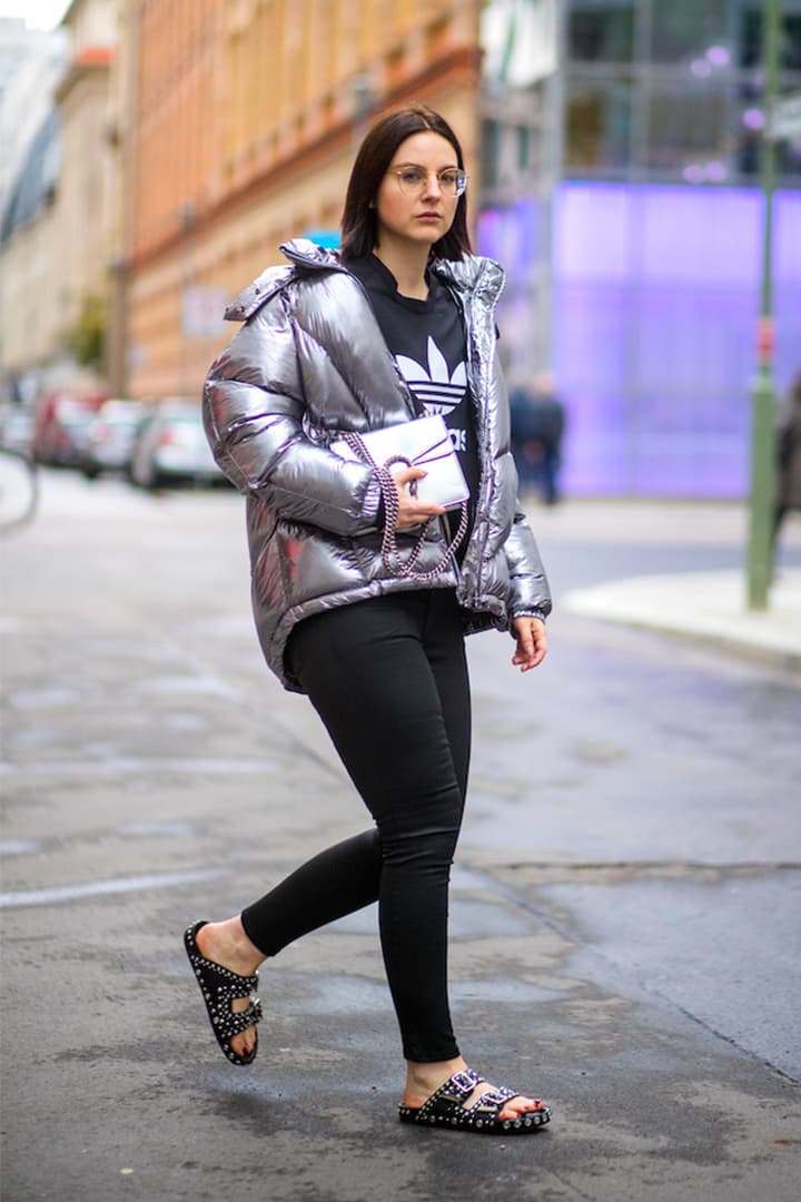 Puffy Winter Coat Outfits Street Style