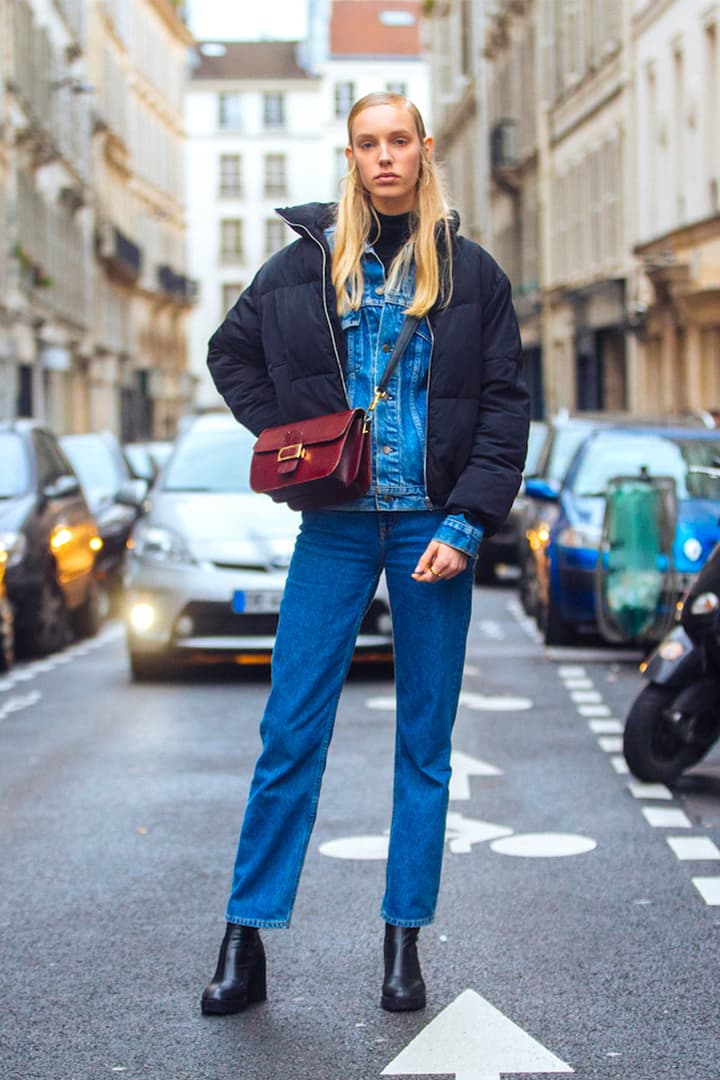 Puffy Winter Coat Outfits Street Style