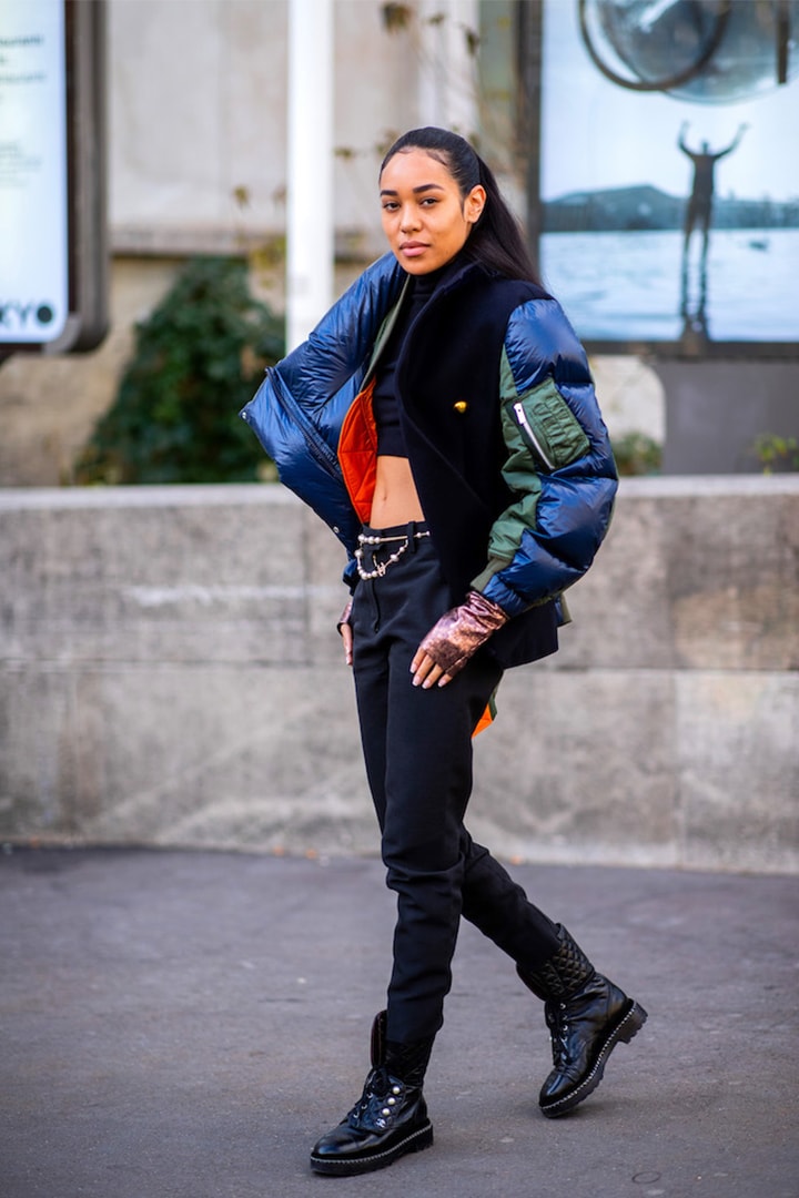 Puffy Winter Coat Outfits Street Style