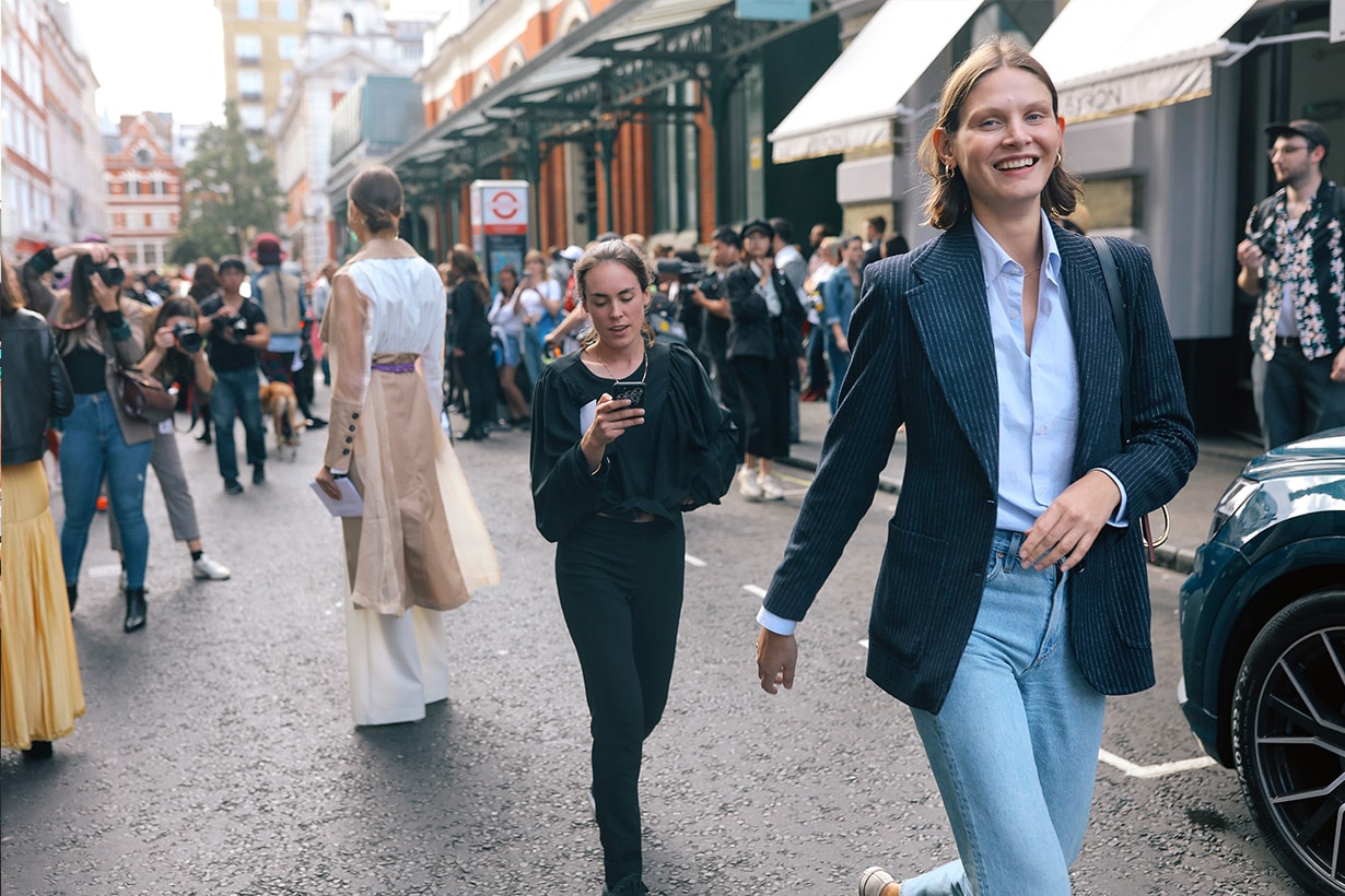 London Fashion Week Street Style Blazer Fashion