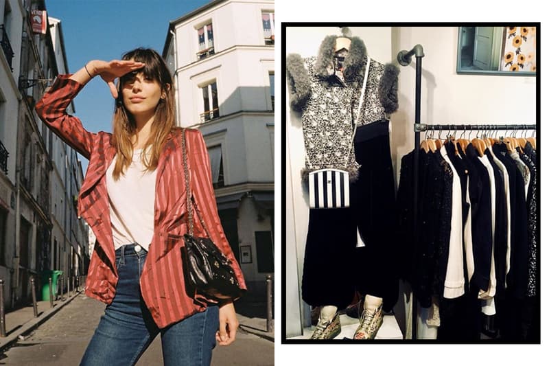 Vintage Shop France Model Louise Follain