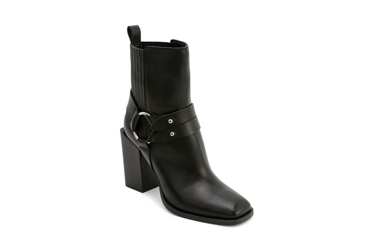 Dolce Vita Women's Isara Leather Harness Block Heel Booties