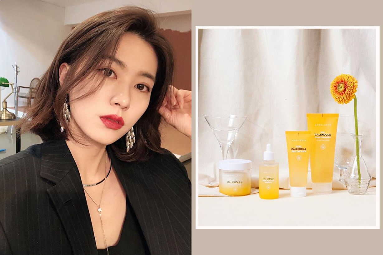 Aprilskin CALENDULA PEELING PAD Peel Off Mask DEEP MOISTURE ESSENCE Instagram Hit Korean Skincare K Beauty