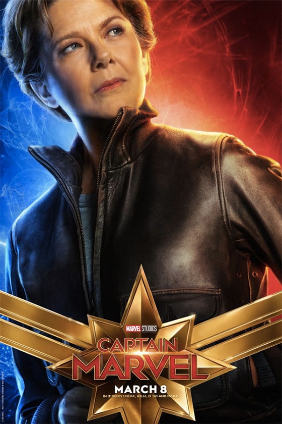 captain marvel character posters Doctor Minerva Gemma Chan Cat Goose