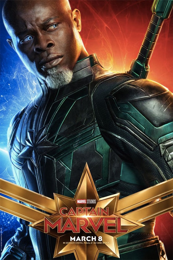 captain marvel character posters Doctor Minerva Gemma Chan Cat Goose