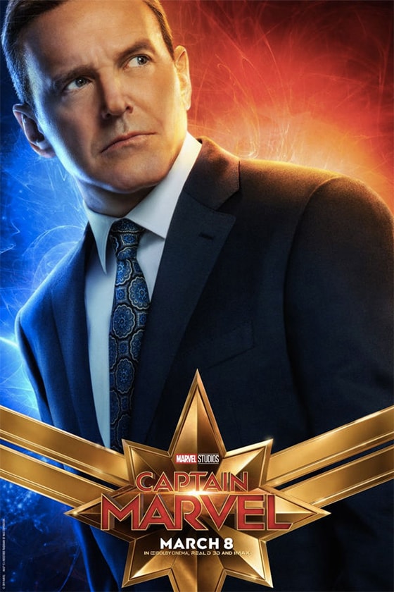 captain marvel character posters Doctor Minerva Gemma Chan Cat Goose
