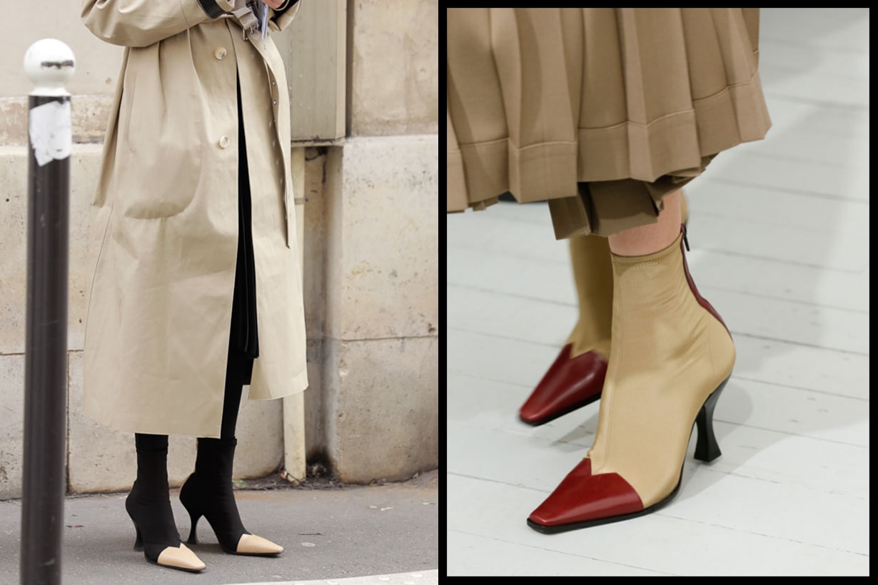 Old Celine Madame Ankle Boots Street Style