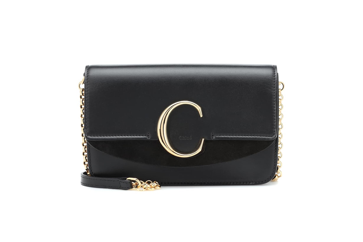 Chloé C leather shoulder bag