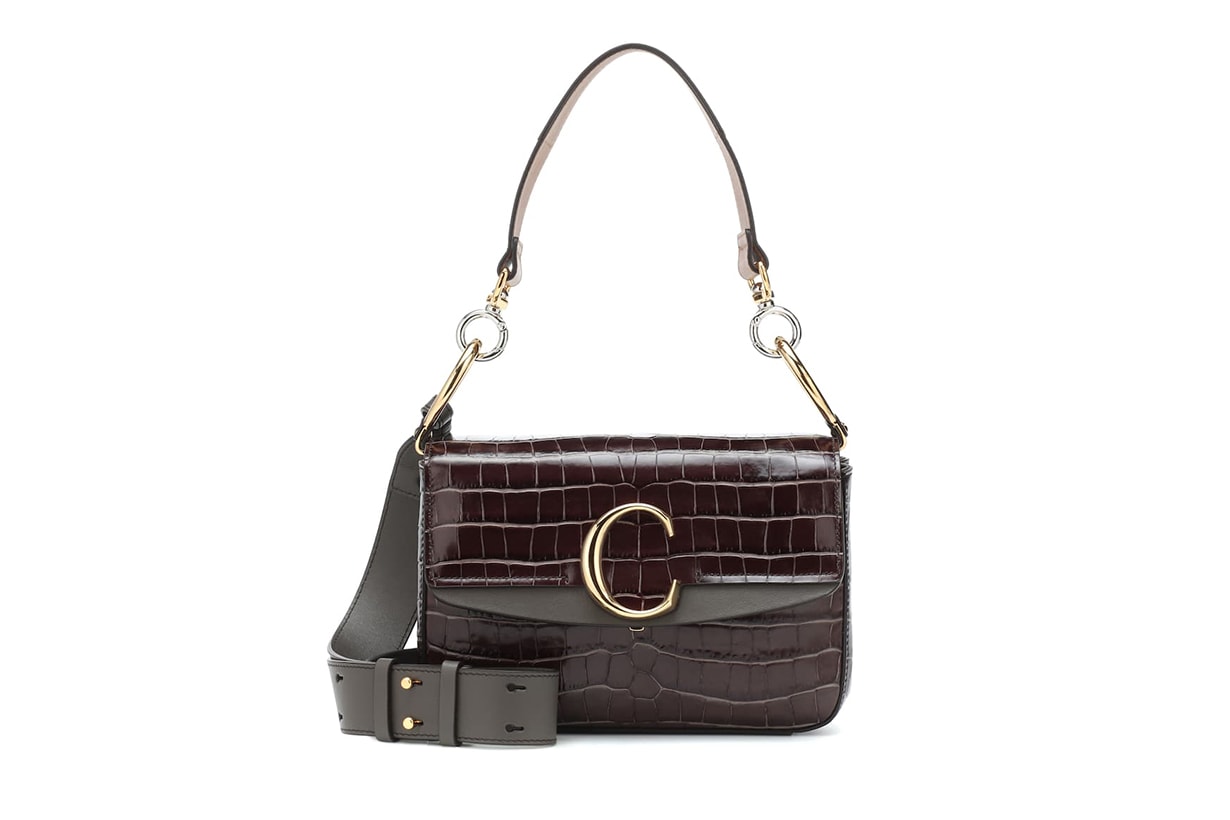 Chloé C Small leather shoulder bag