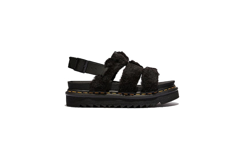 Dr. Martens Womens Yelena Fluffy Sandal