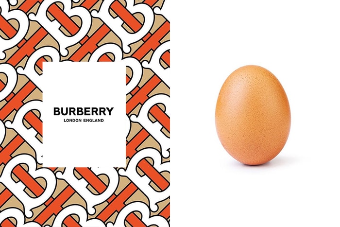 致敬最多讚的蛋?竟連 Burberry 也來跟風,趁機以蛋梗炒作話題!