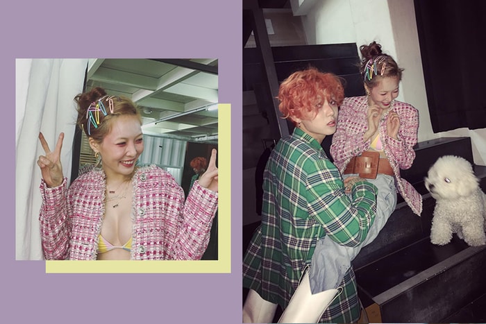 就是要跟你一樣!泫雅嘗試男友 E'Dawn 的「宿醉妝」,卻引來網友兩極評論!