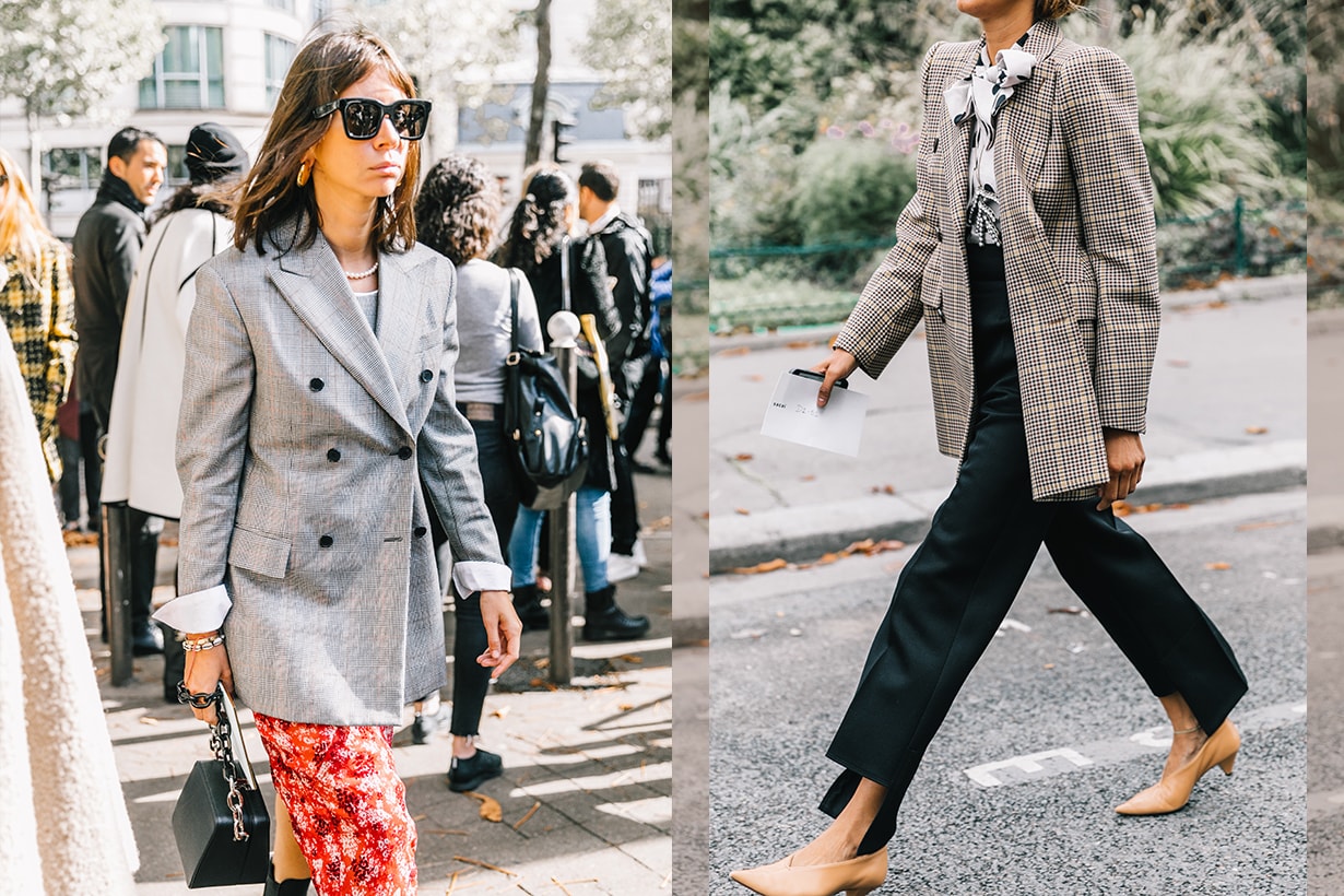 Blazer Suit Street Style Fashion Week
