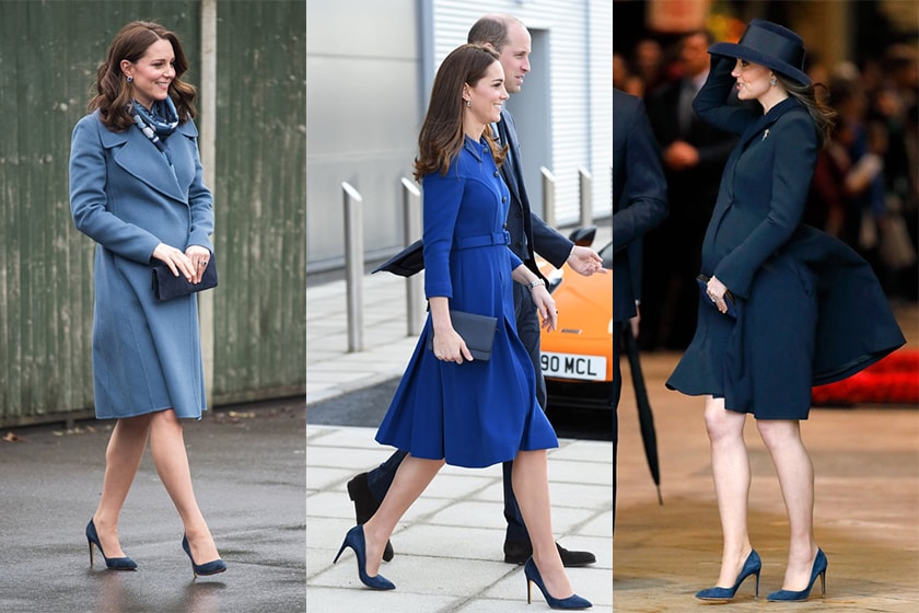 kate-middleton-meghan-marklebritish-royals-wearing-navy-blue-pumps-royal-family