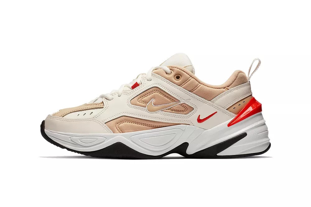 nike m2k tekno new colow sand red
