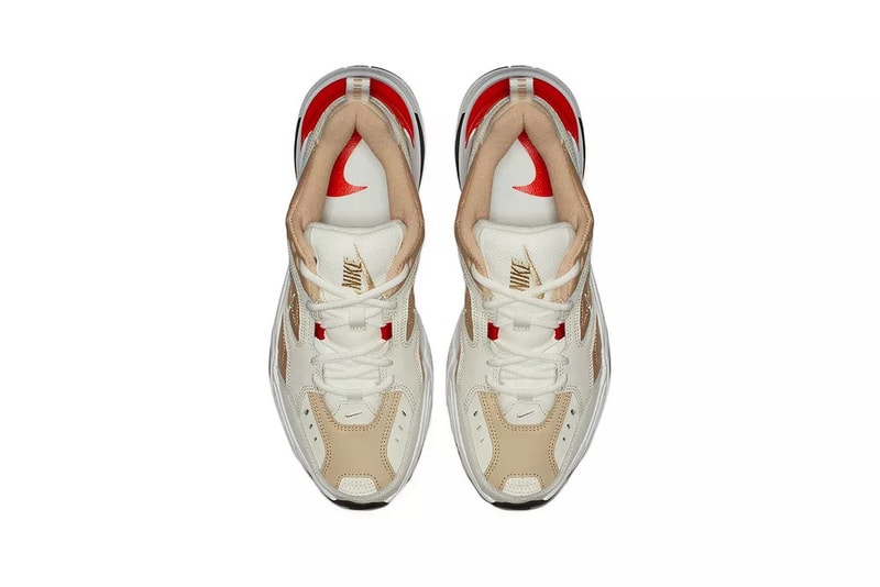nike m2k tekno new colow sand red
