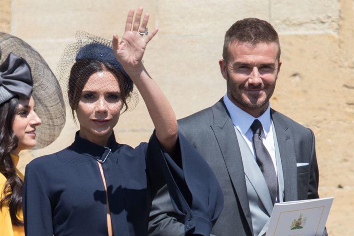 Victoria Beckham David Beckham Royal Wedding