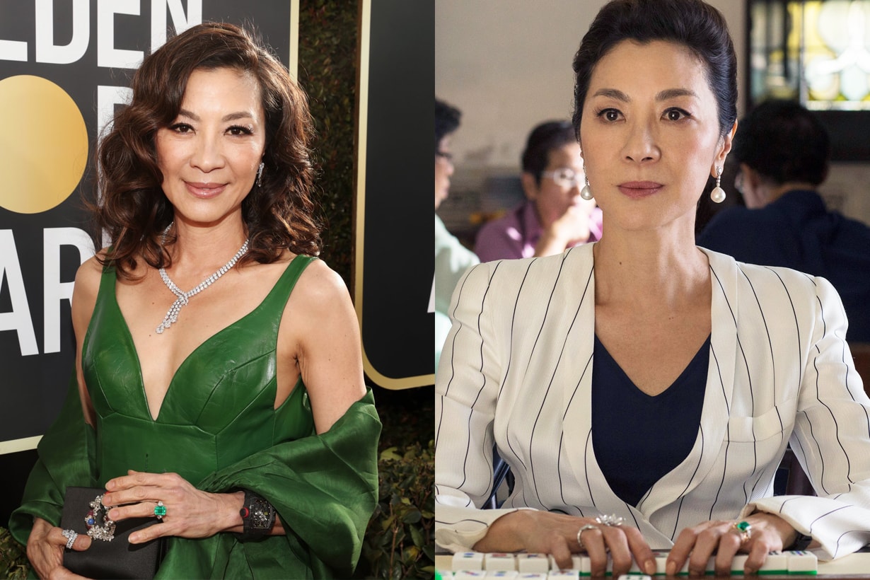 Michelle Yang Tan Sri Dato' Seri Michelle Yeoh Choo-Kheng Crazy Rich Asians Golden Globes Awards 2019 DE BEERS Ring malaysian hollywood actress