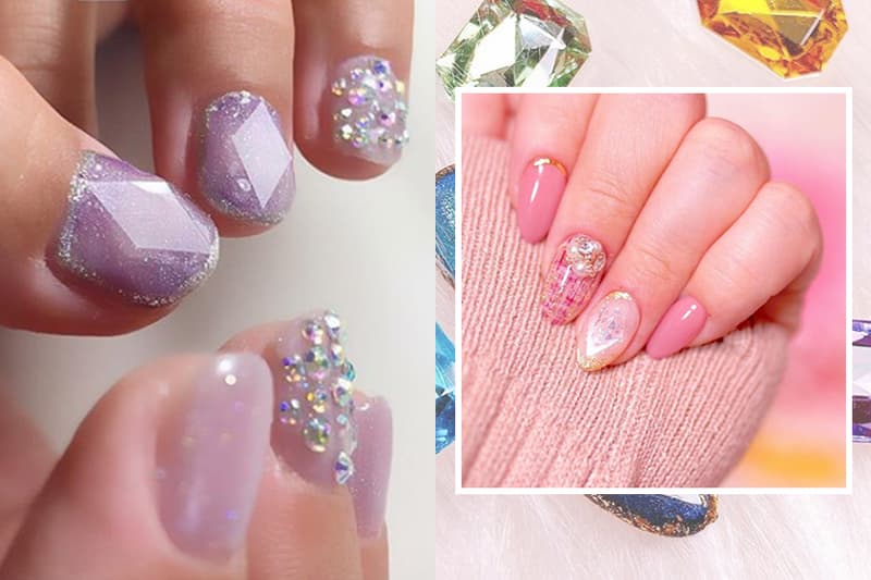 nail trends gem nails instagram