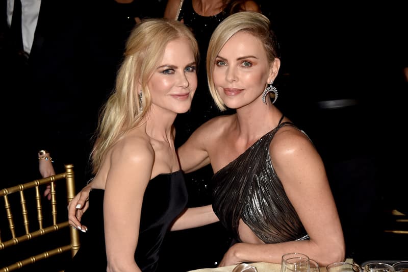 nicole kidman charlize theron critics choice red carpet keep fit