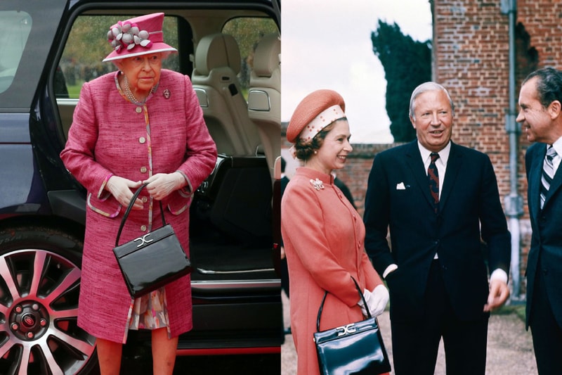 Queen Elizabeth II Handbag brand Launer Sam Launer Rayne favourite brand British Royal Family Handbag signals