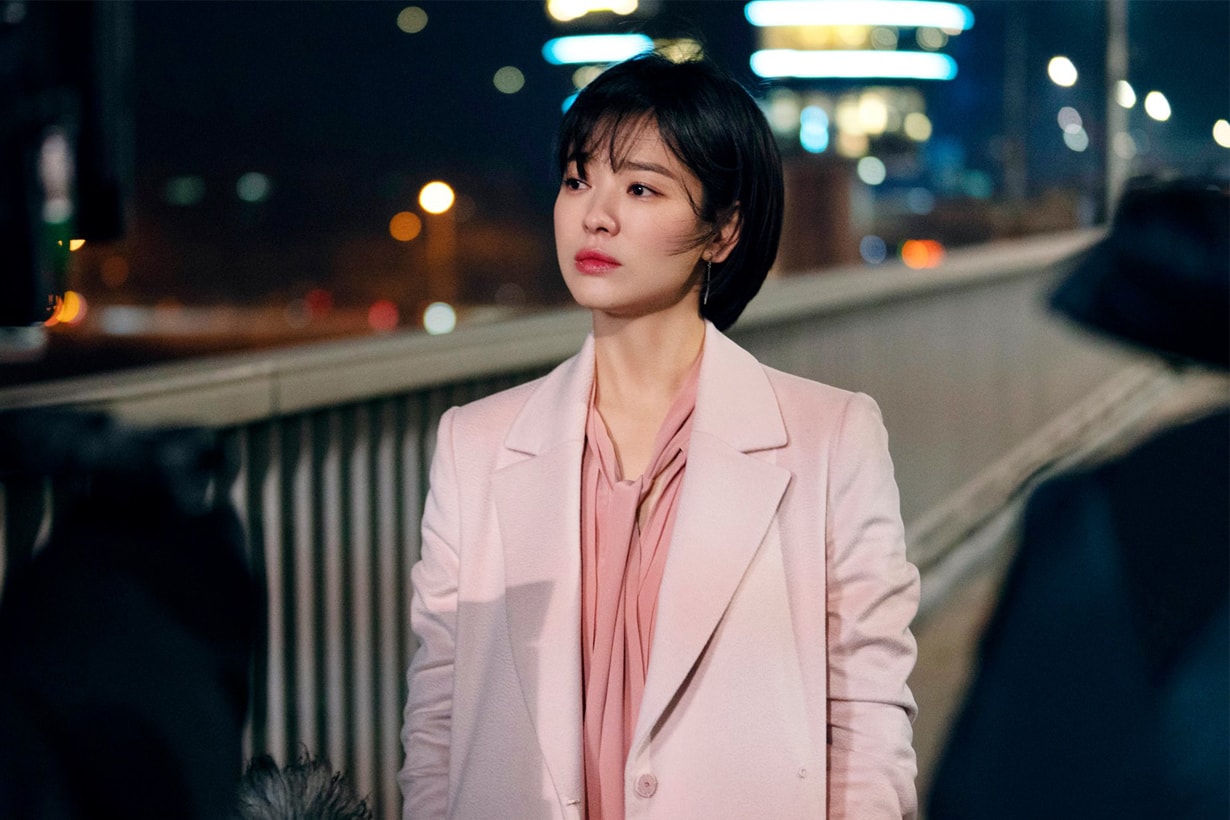 Song Hye Kyo Park Bo Gum Encounter Boyfriend K Drama Korean Drama tvn Korean Idols celebrities actors actresses ending pink suits