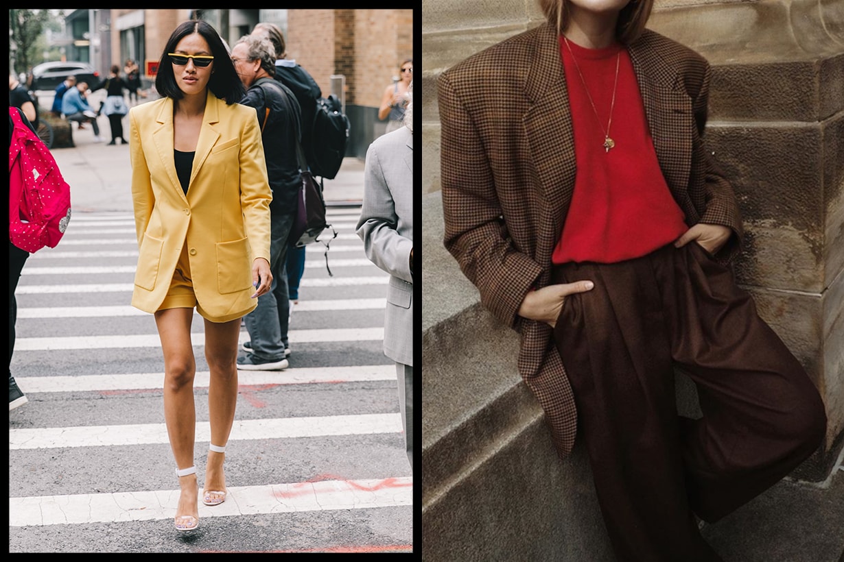 Suit Blazer Outfits Street Style