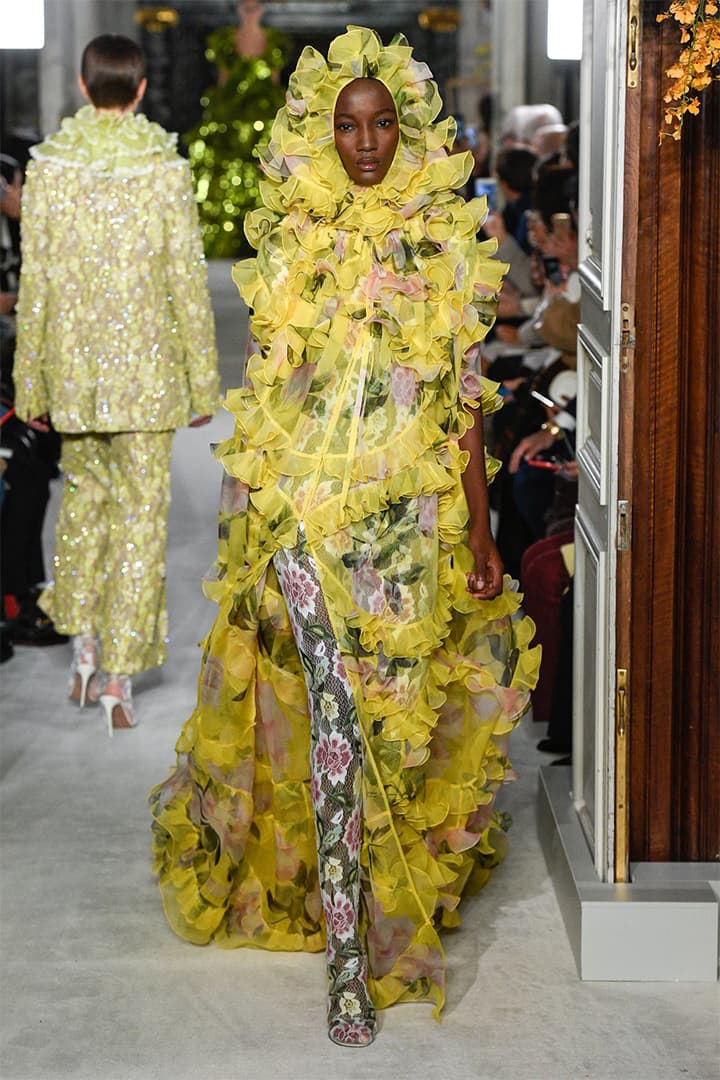 Valentino SS19 Couture Runway