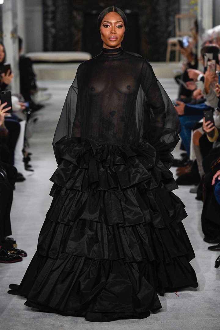 Valentino SS19 Couture Runway Naomi Cambell
