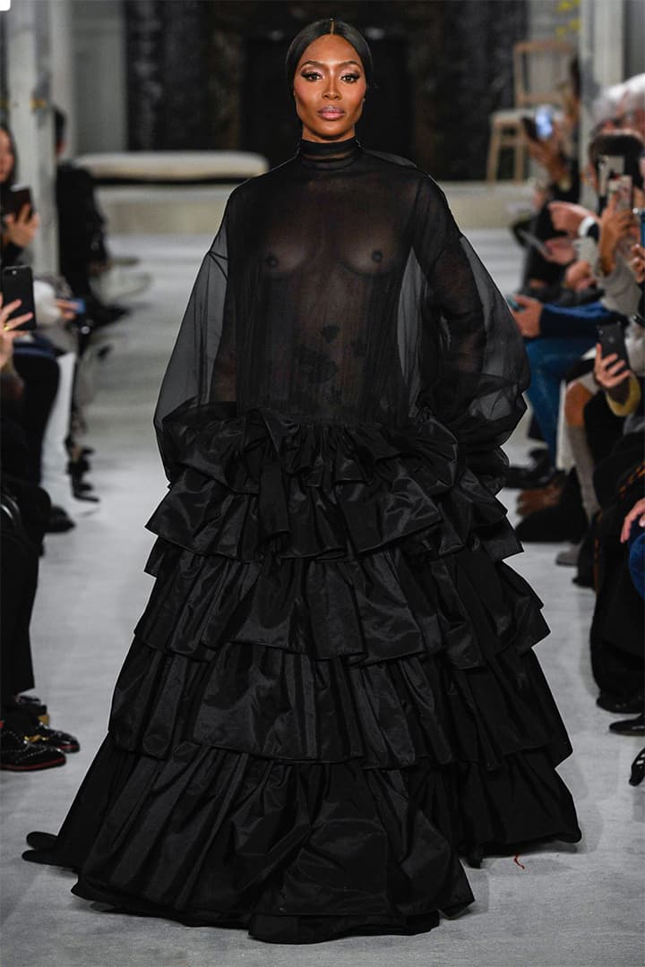Valentino SS19 Couture Runway Naomi Cambell