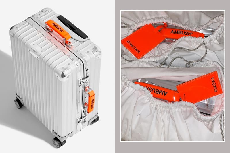 rimowa ambush suitcase luggage classic