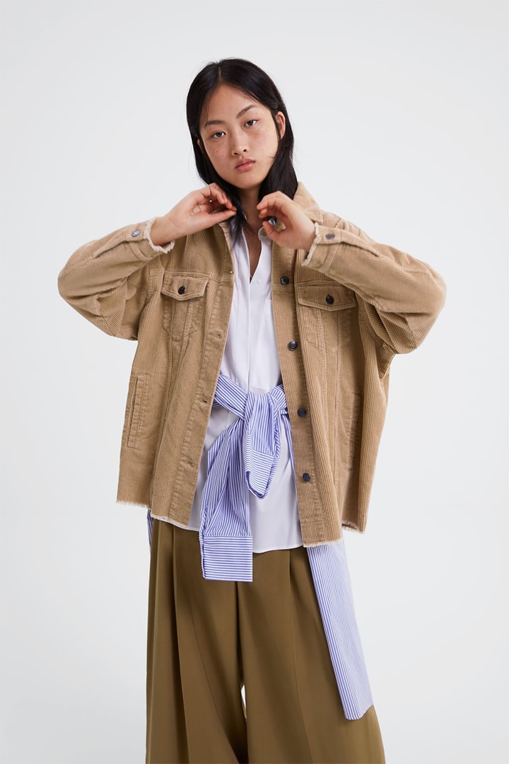 Zara Corduroy Jacket is back in 3 new colours